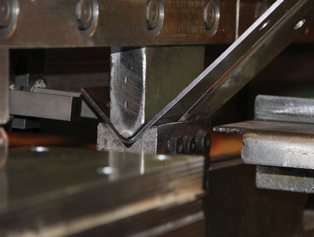 Forming: Using up-to-date machinery, we can form steel to meet any specifications you have.