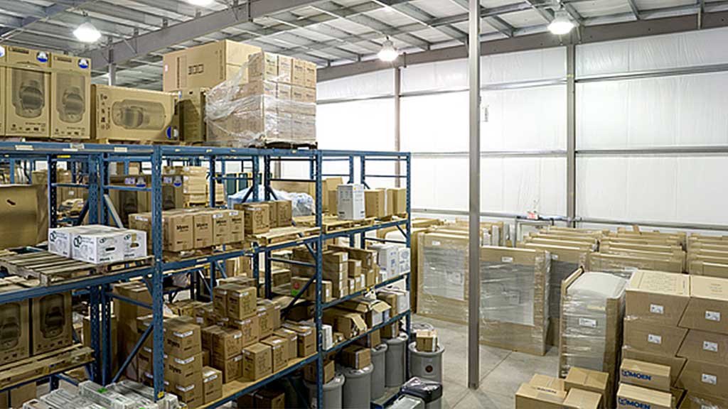 U-Build Commercial businesses often need warehouses too. This plumbing and heating supply wholesaler specializes in supplying large commercial building projects with all their plumbing and heating fixture needs.