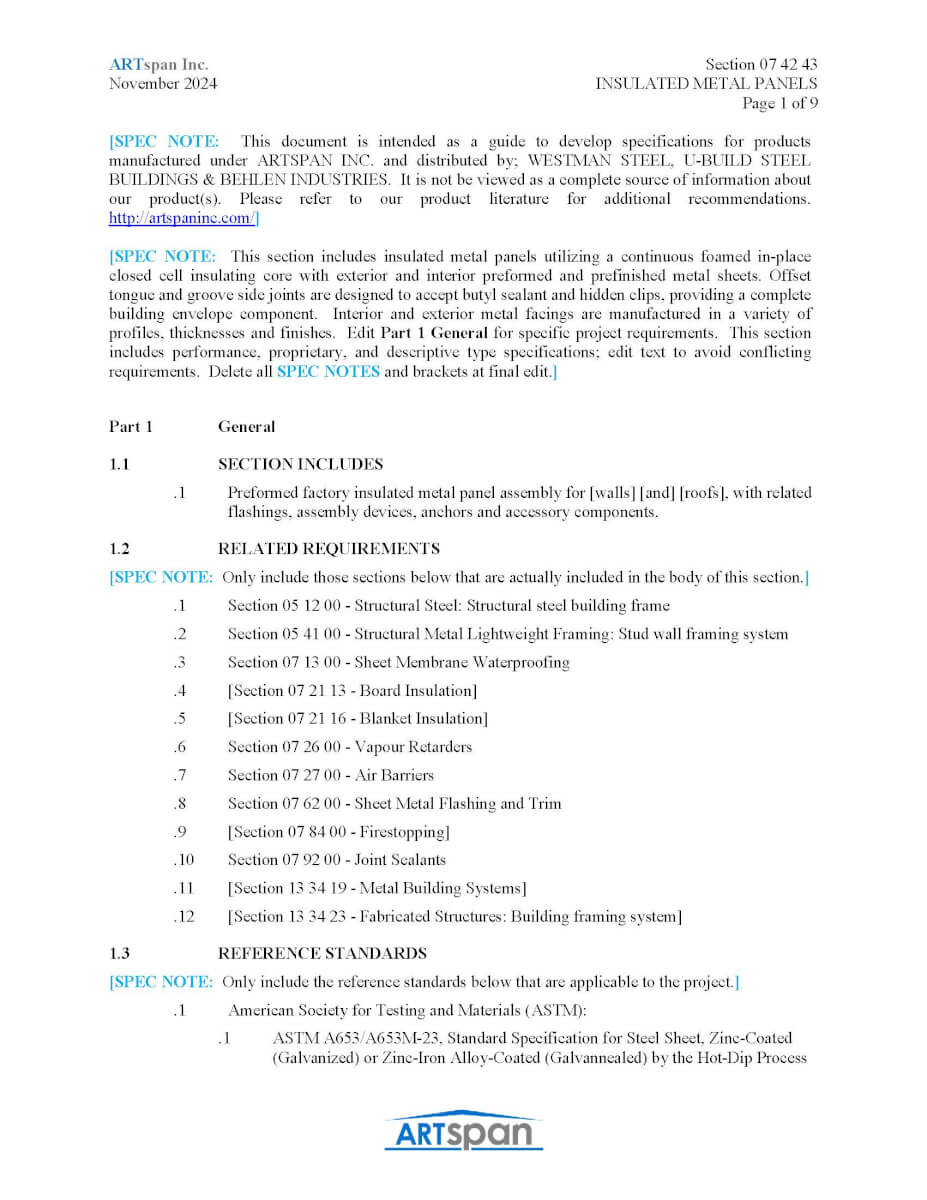 IMP Leading Edge Wall Guide Specifications (PDF) Pdf File Preview