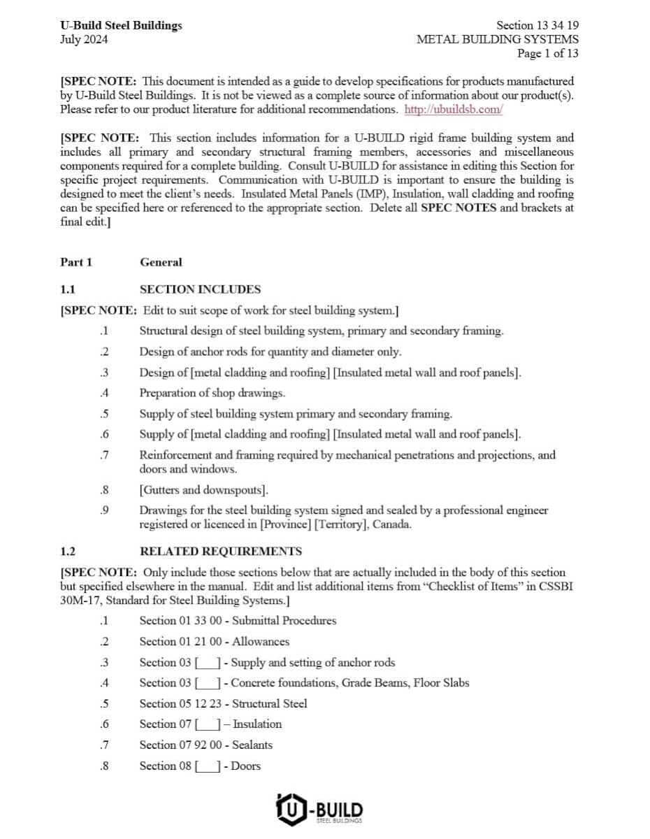 Rigid Frame Specifications Pdf File Preview