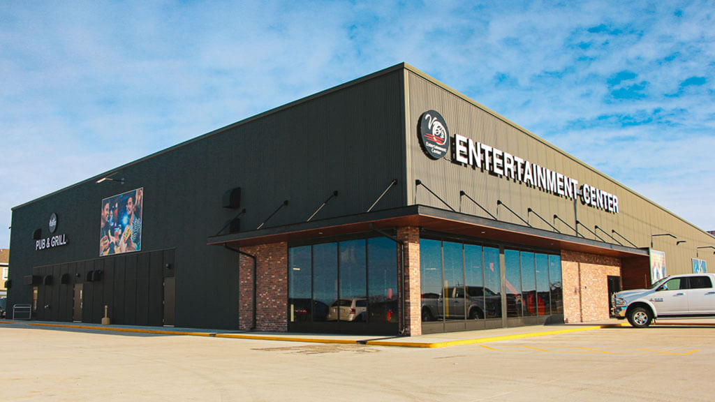 U-Build This boarder town of Winkler, MB, hosts exceptional rigid frame entertainment and recreation centers which were manufactured with U-Build Steel Buildings.