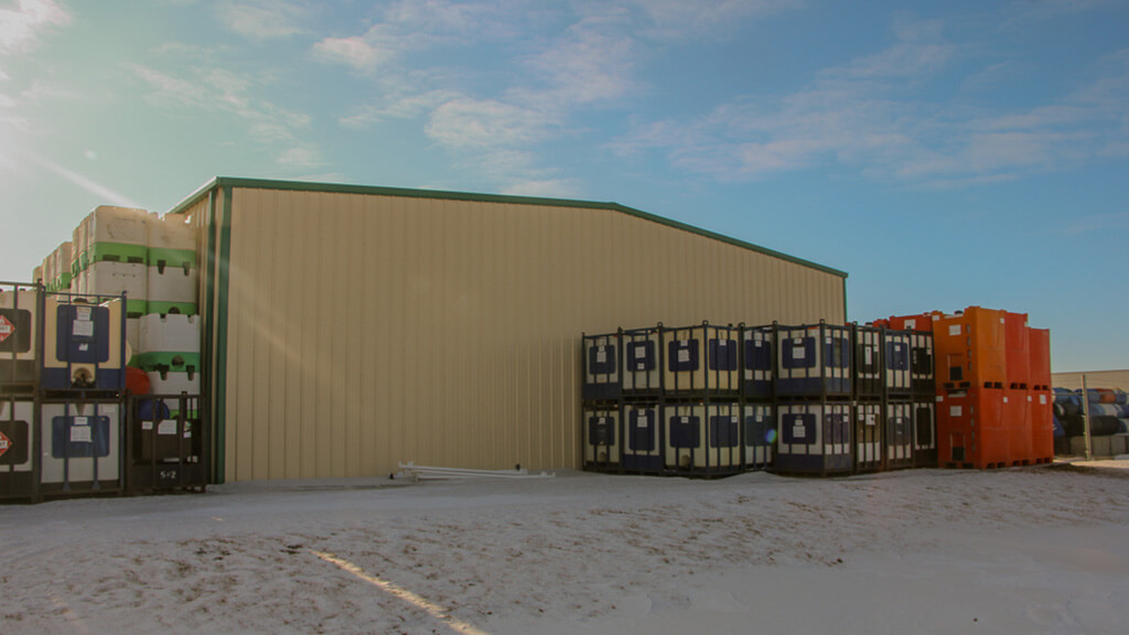 U-Build Cet entrepôt a été conçu pour permettre à un service de transport d’entreposer temporairement des marchandises.